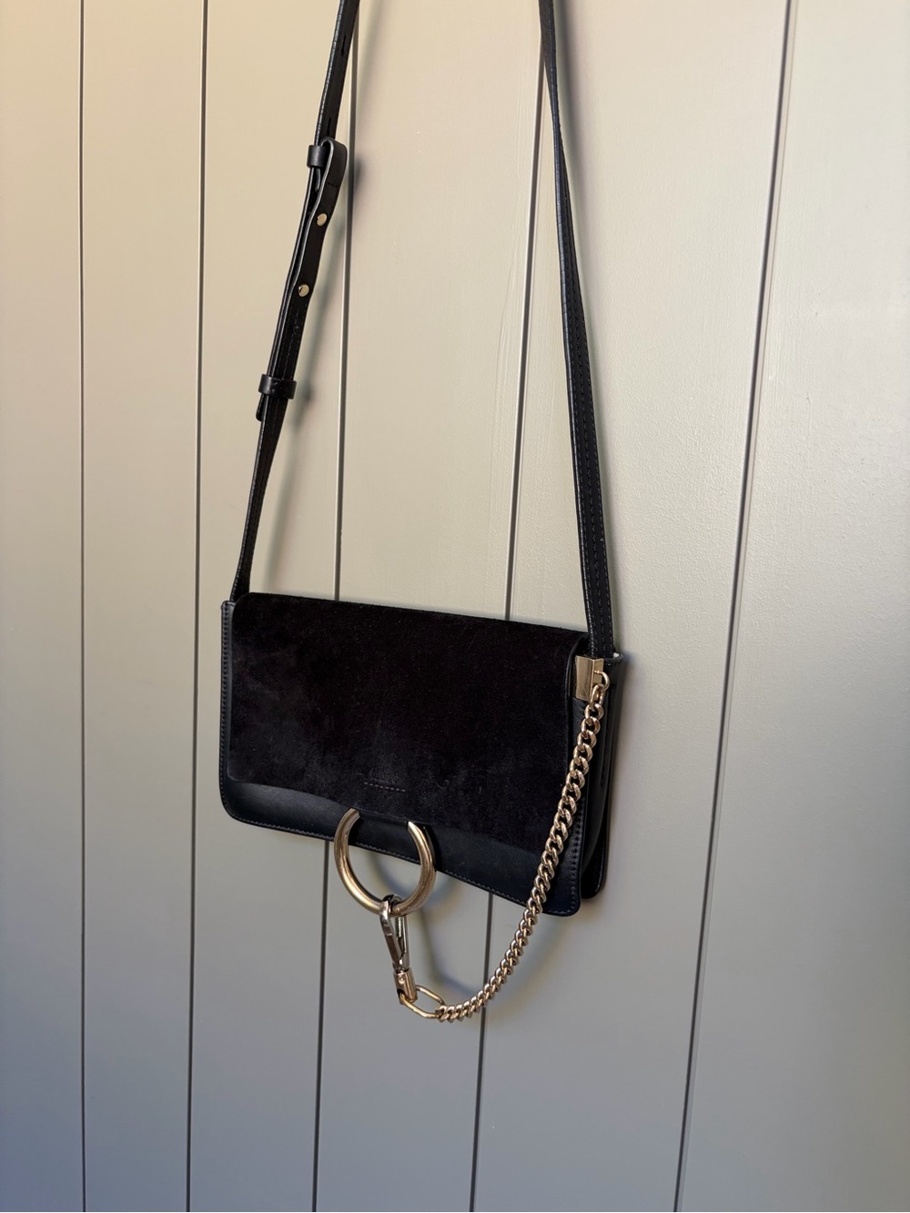 Chloe Faye Small Leather Crossbody - Picture 10 of 12